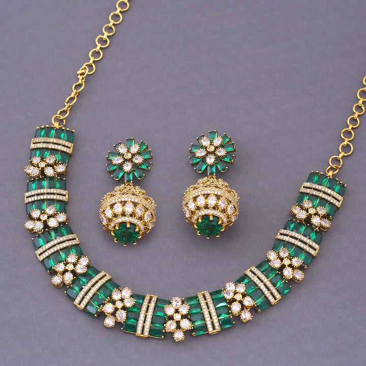 Emerald Glintar Hasli Victorian Jewellery Set - New Arrival