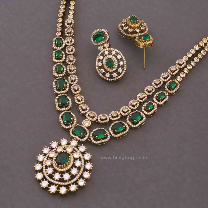 Emerald Golda Victorian Jewellery Set - New Arrival