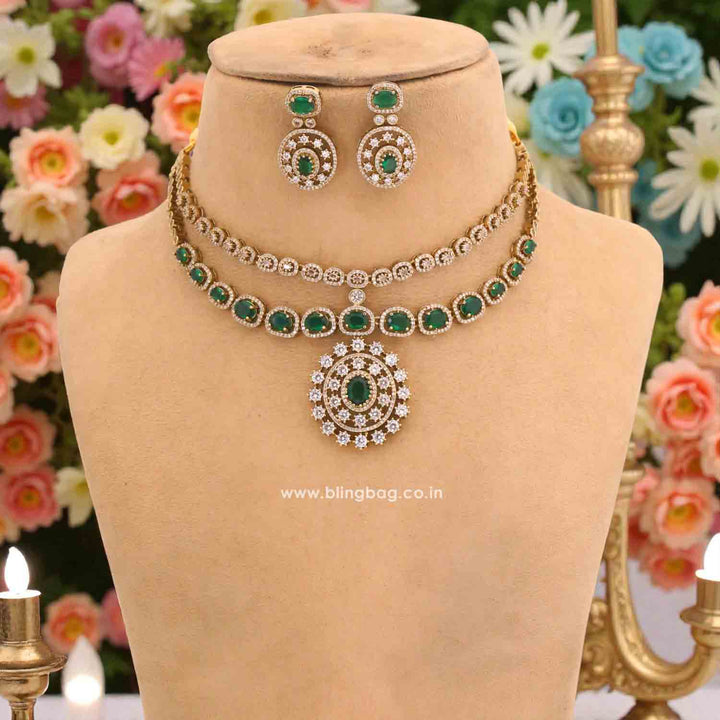 Emerald Golda Victorian Jewellery Set - New Arrival