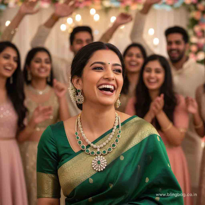 Emerald Golda Victorian Jewellery Set - New Arrival