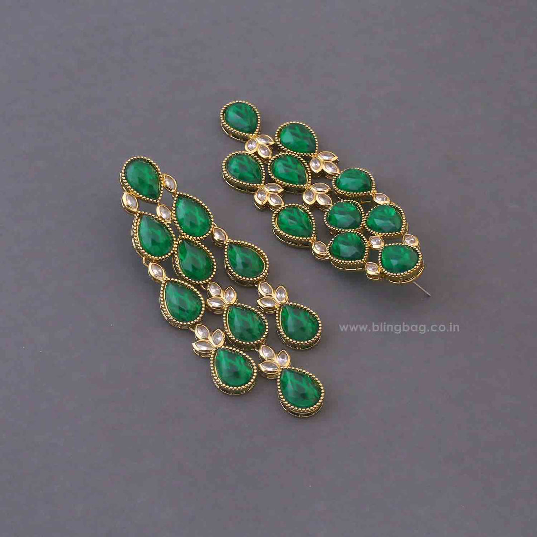 Emerald Gourangi Danglers