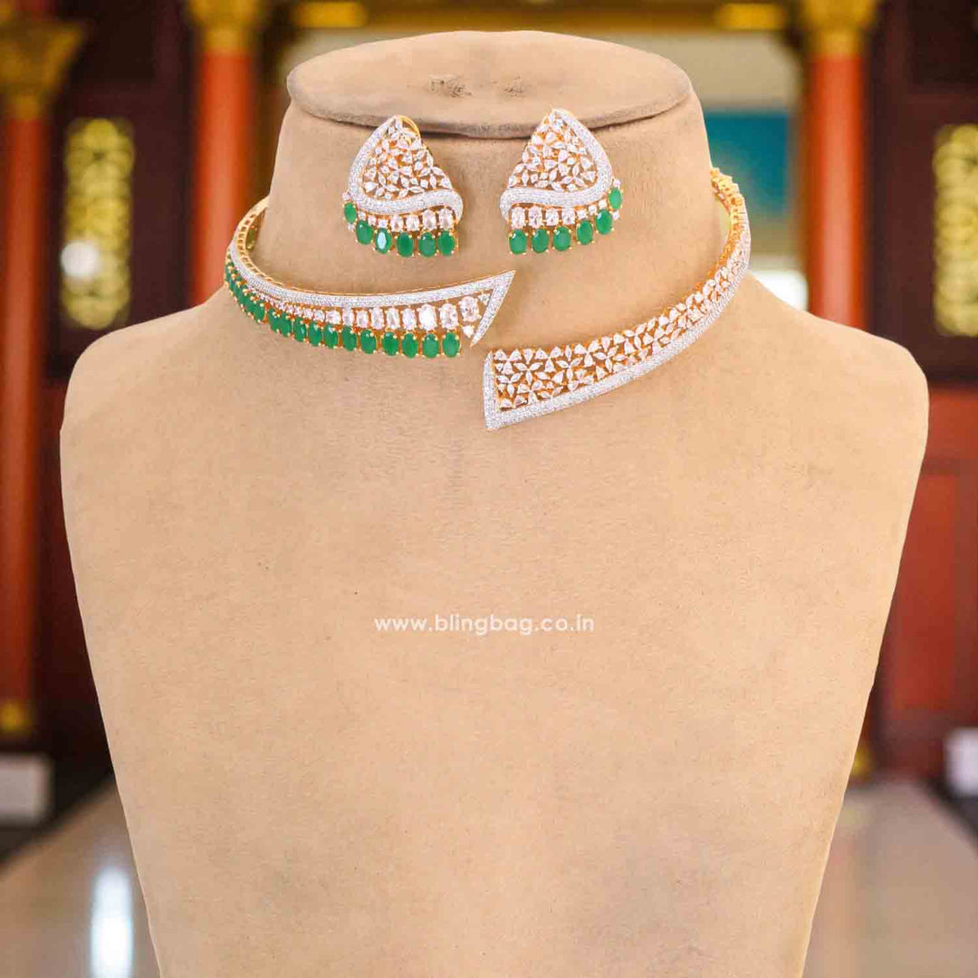 Emerald Gretel Hasli Zirconia Jewellery Set