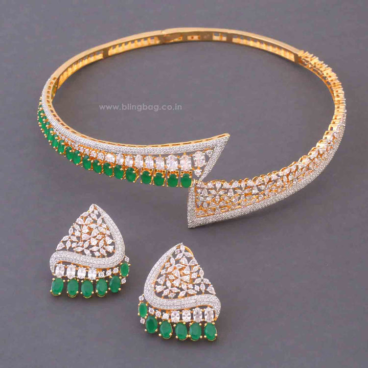 Emerald Gretel Hasli Zirconia Jewellery Set