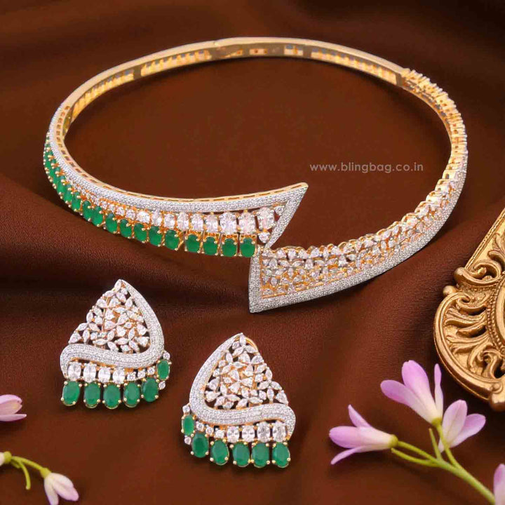 Emerald Gretel Hasli Zirconia Jewellery Set