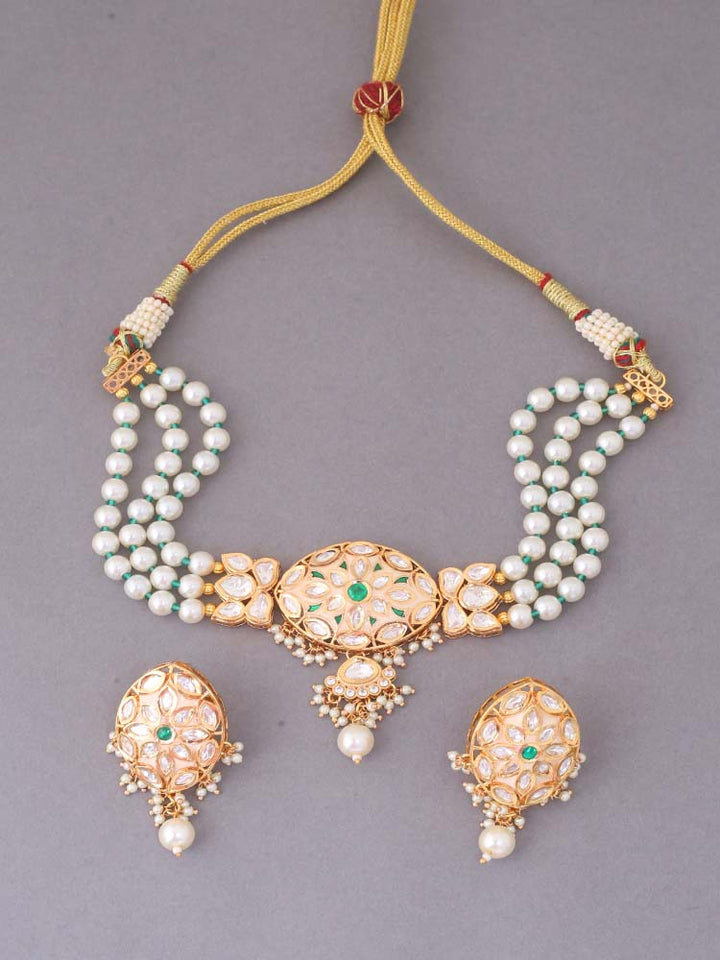 Emerald Griffin Jewellery Set