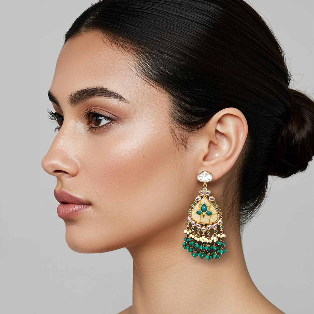 Emerald Hadiya Danglers