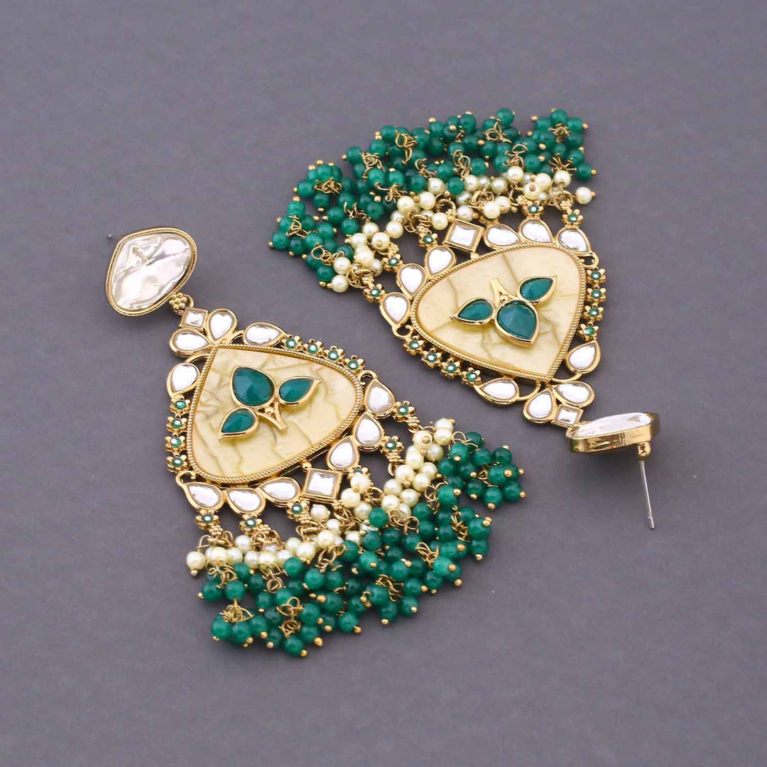 Emerald Hadiya Danglers