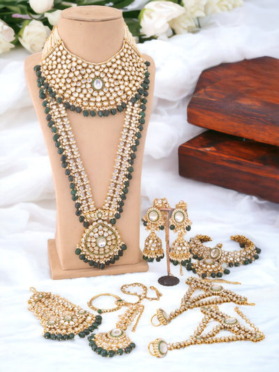 Zevar I Matte Finished Wedding Bridal Jewellery Set at Rs 9500.00 | Bridal  Jewelry Sets | ID: 26763542788