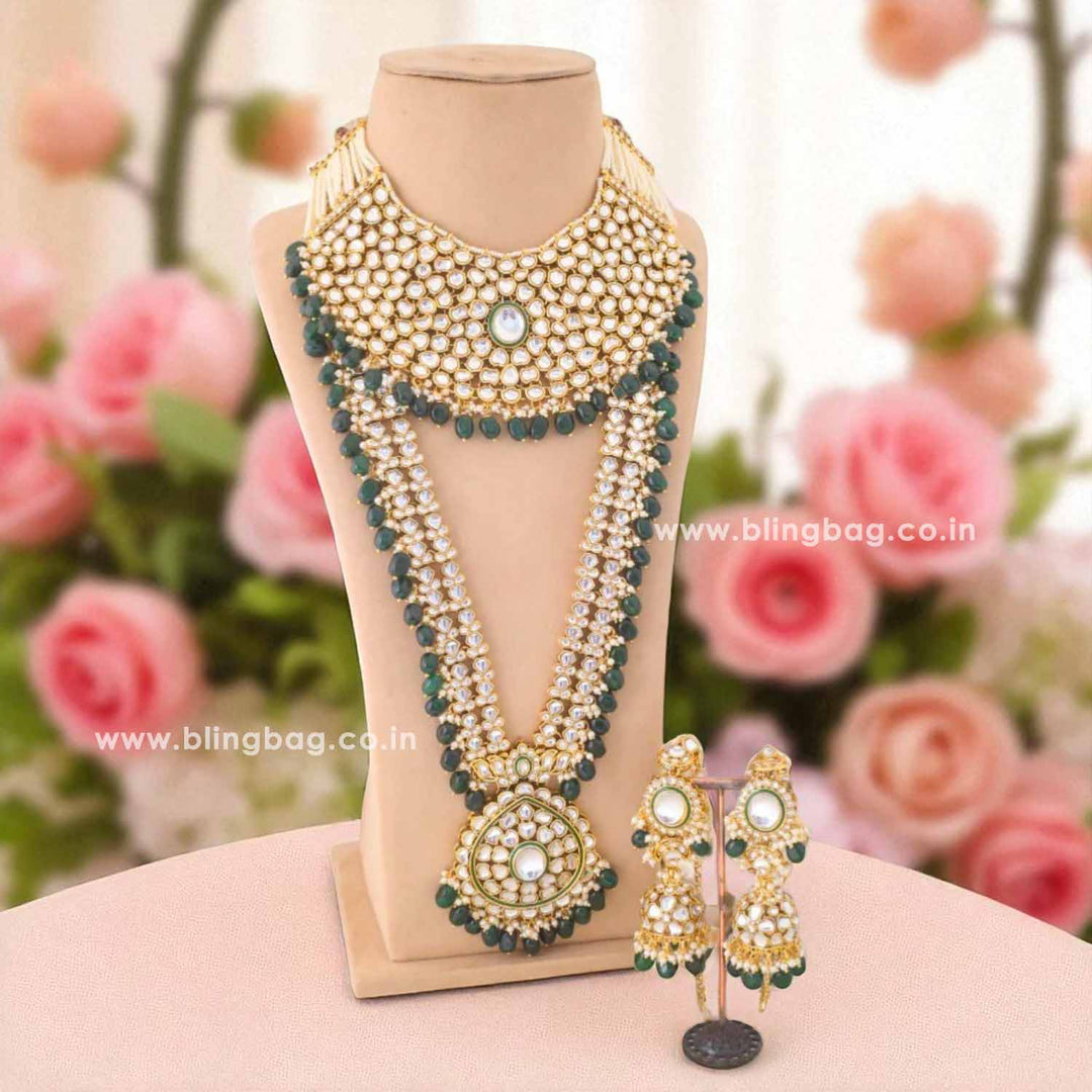 Emerald Hamsika Bridal Jewellery Set