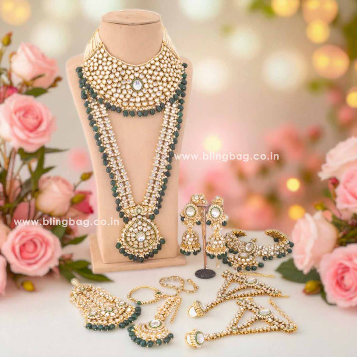 Emerald Hamsika Bridal Jewellery Set