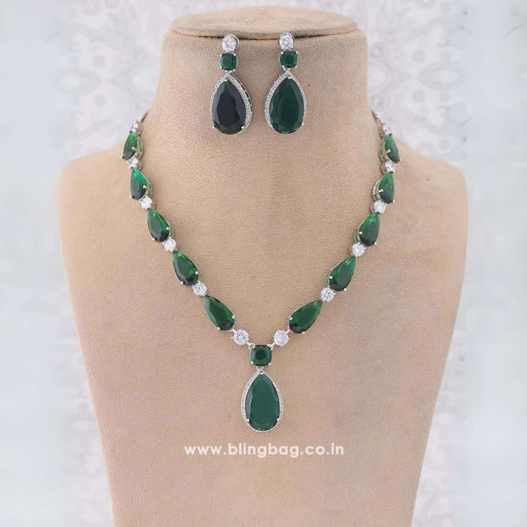 Emerald Hanna Zirconia Jewellery Set