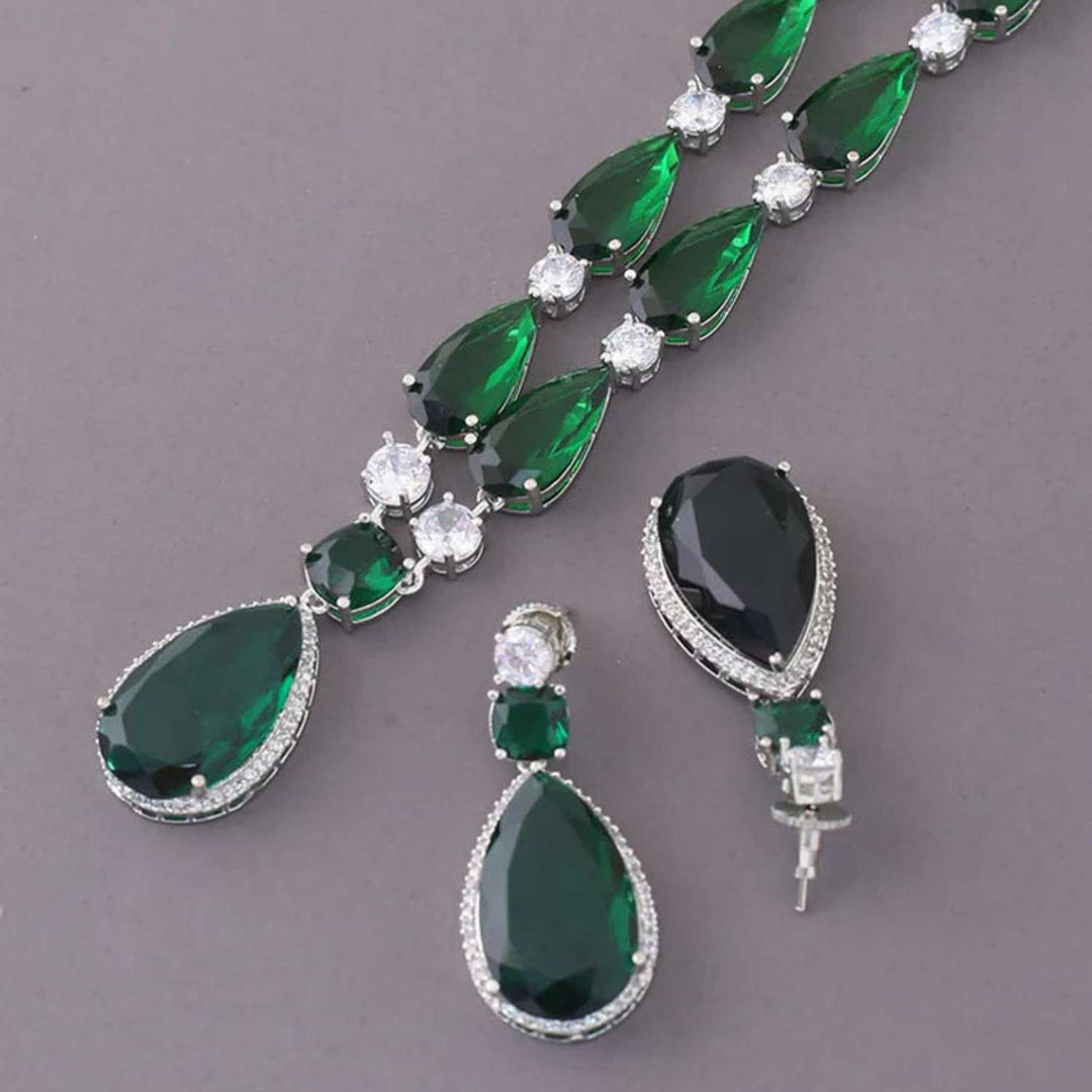 Emerald Hanna Zirconia Jewellery Set