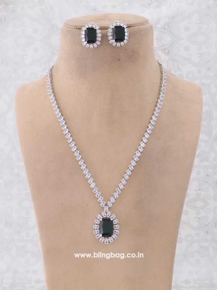 Emerald Hannah  Zirconia Jewellery Set