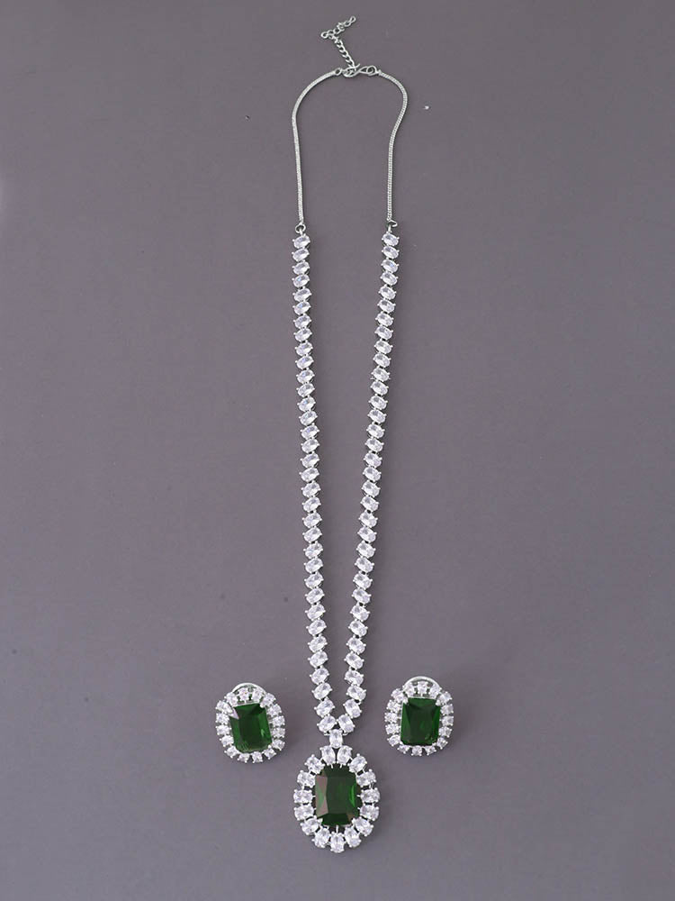 Emerald Hannah  Zirconia Jewellery Set