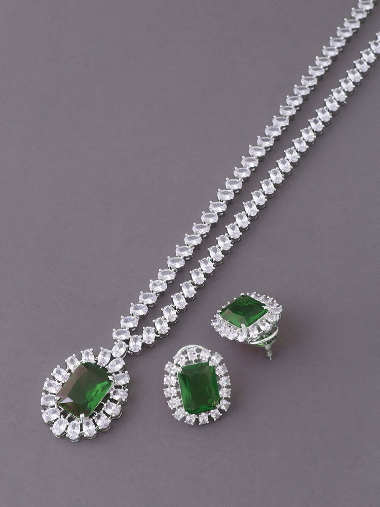 Emerald Hannah  Zirconia Jewellery Set