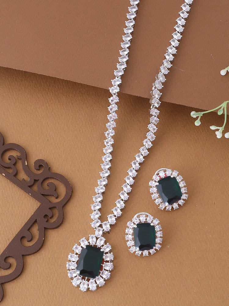 Emerald Hannah  Zirconia Jewellery Set
