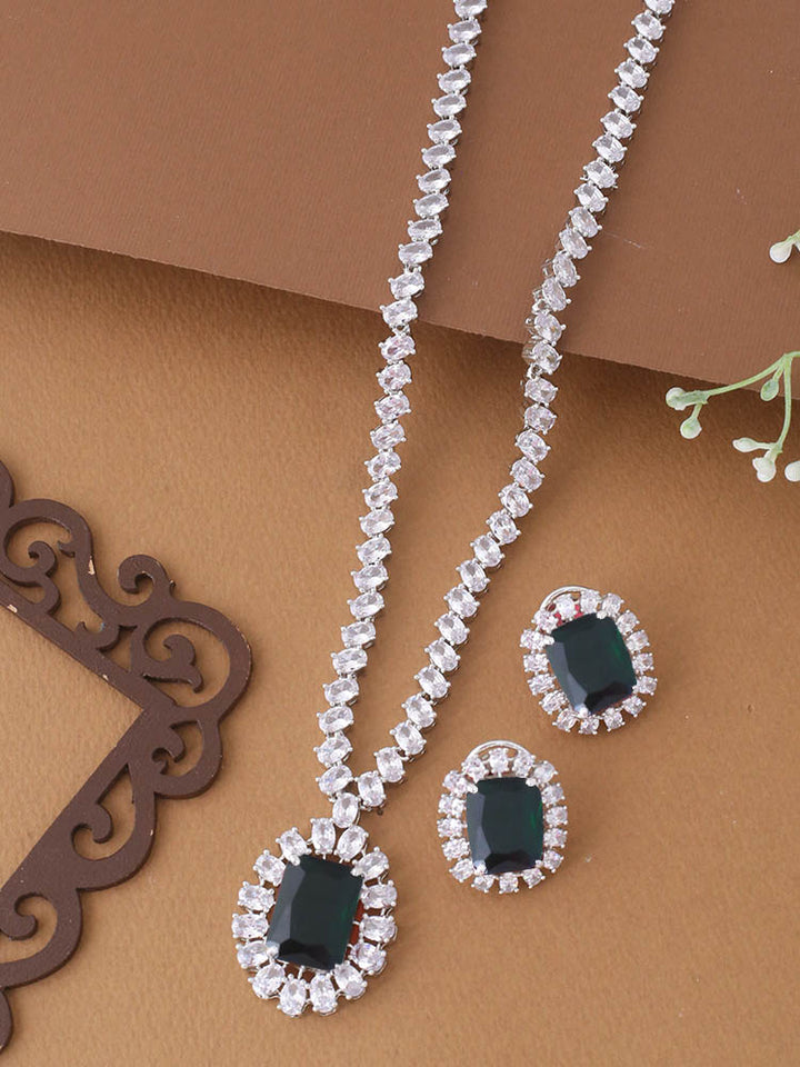 Emerald Hannah  Zirconia Jewellery Set