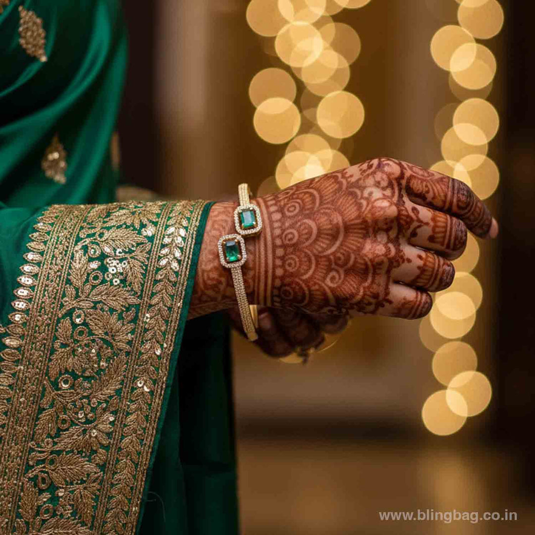Emerald Harpere Victorian Bracelet