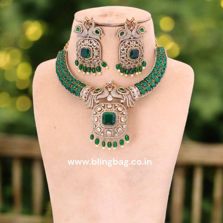 Emerald Baccy Hasli Victorian Jewellery Set - New Arrival