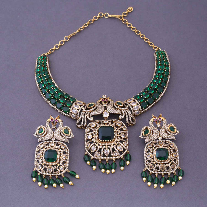Emerald Baccy Hasli Victorian Jewellery Set - New Arrival