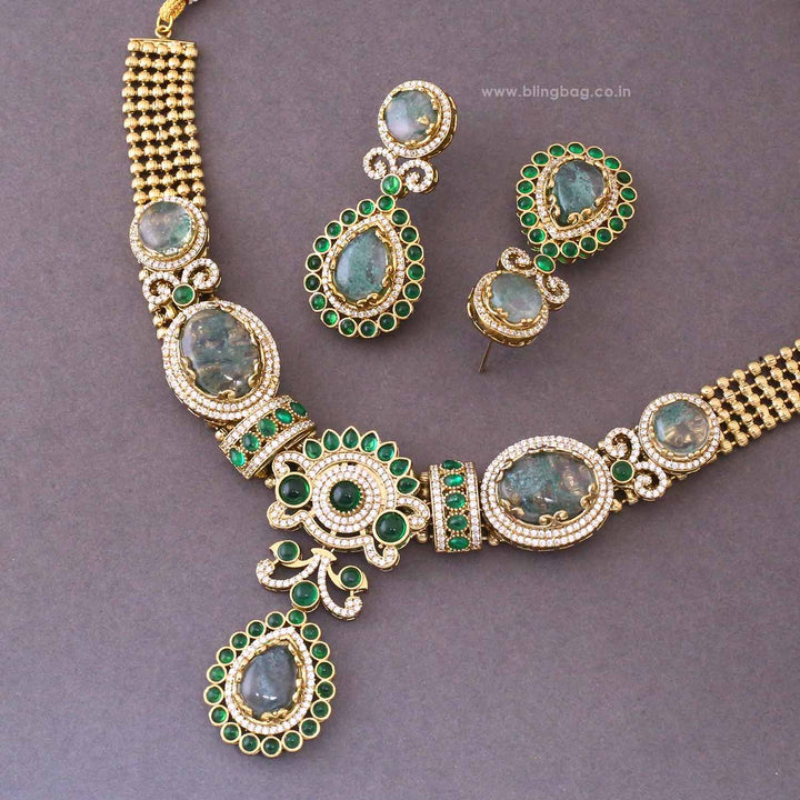 Emerald Hazel Victorian Jewellery Set - New Arrival