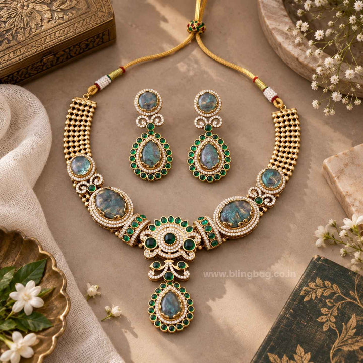Emerald Hazel Victorian Jewellery Set - New Arrival