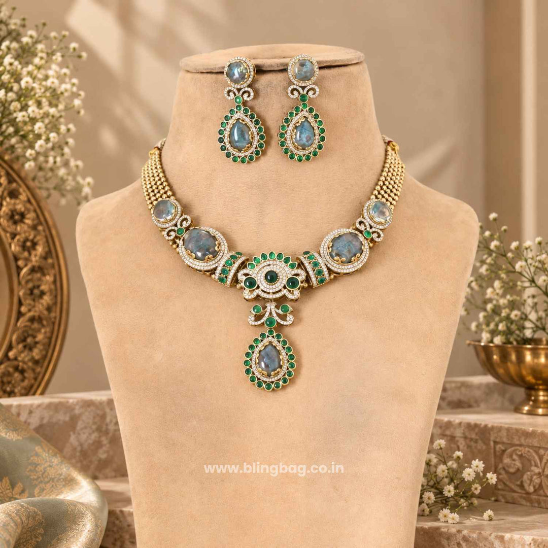 Emerald Hazel Victorian Jewellery Set - New Arrival
