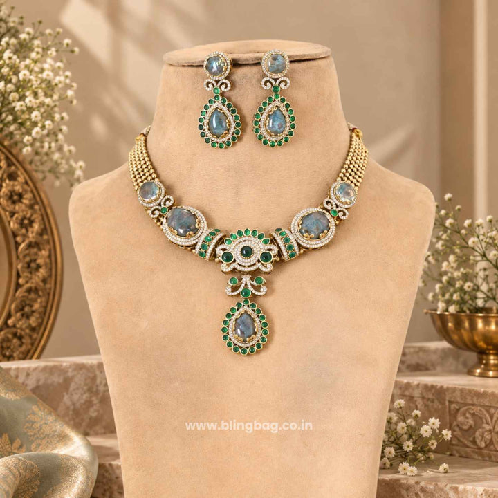 Emerald Hazel Victorian Jewellery Set - New Arrival
