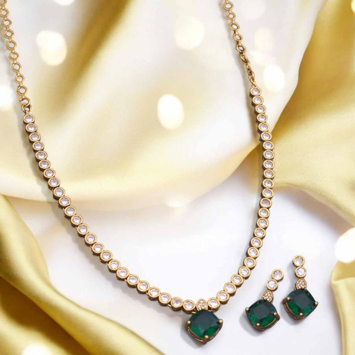 Emerald Hazilla Victorian Jewellery Set - New Arrival