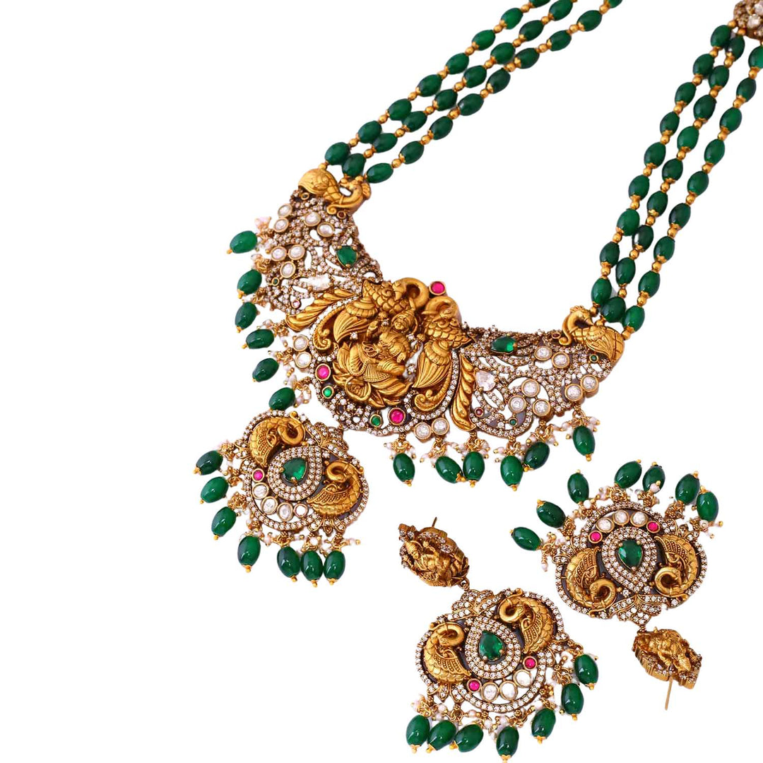 Emerald Hilda Temple Jewellery Set - New Arrival