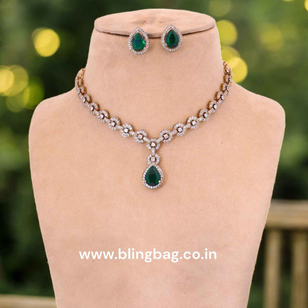 Emerald Hristina Victorian Jewellery Set - New Arrival