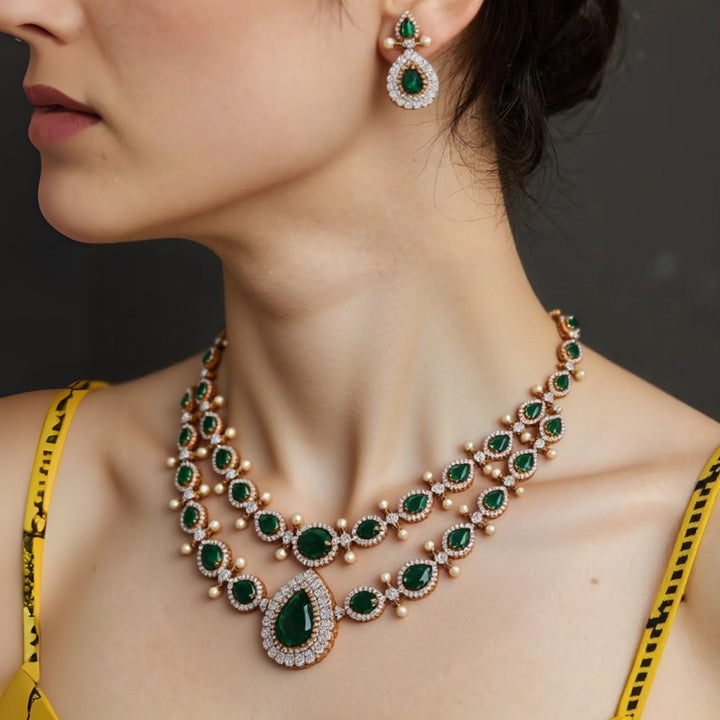 Emerald Imara Victorian Jewellery Set - New Arrival