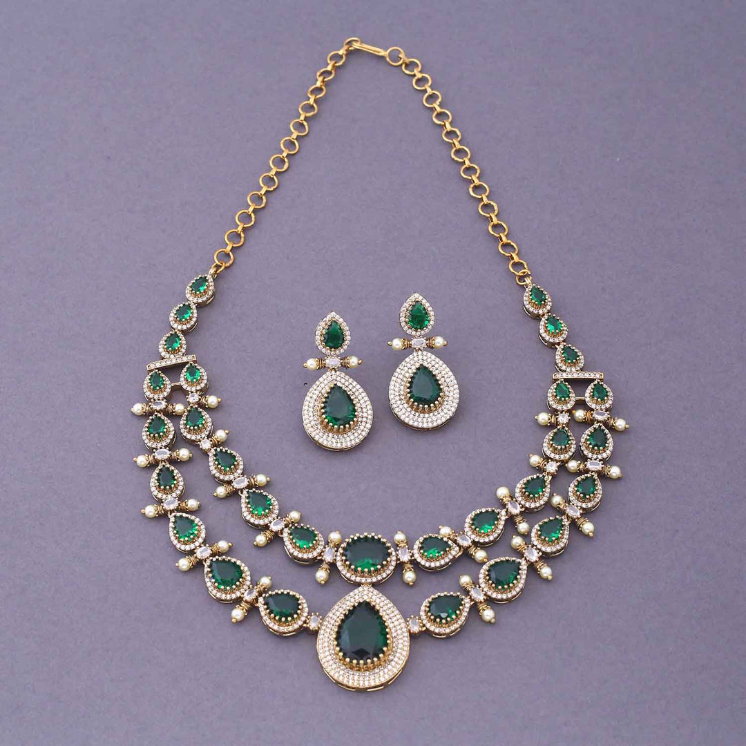 Emerald Imara Victorian Jewellery Set - New Arrival