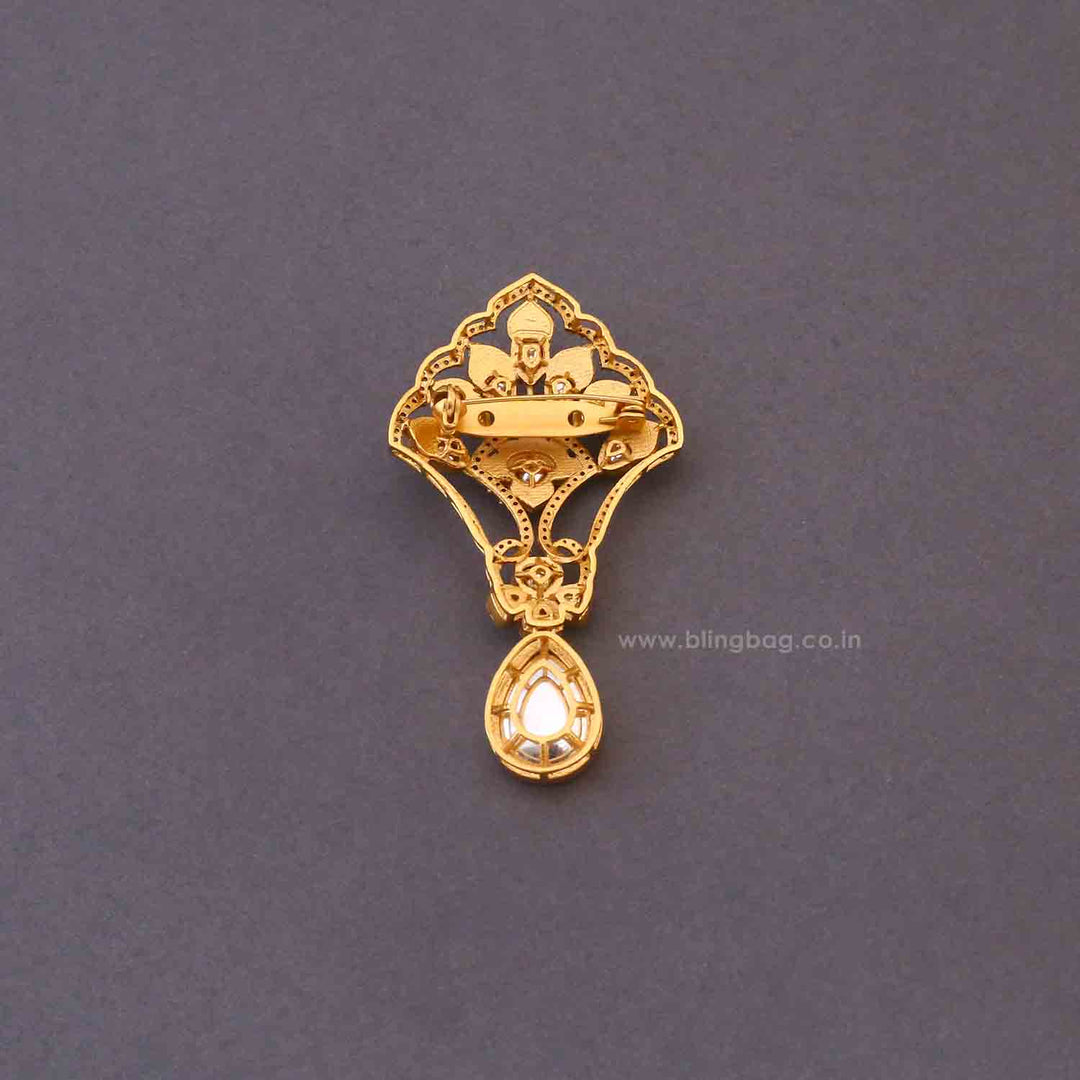 Emerald Imperial Bloom Brooch