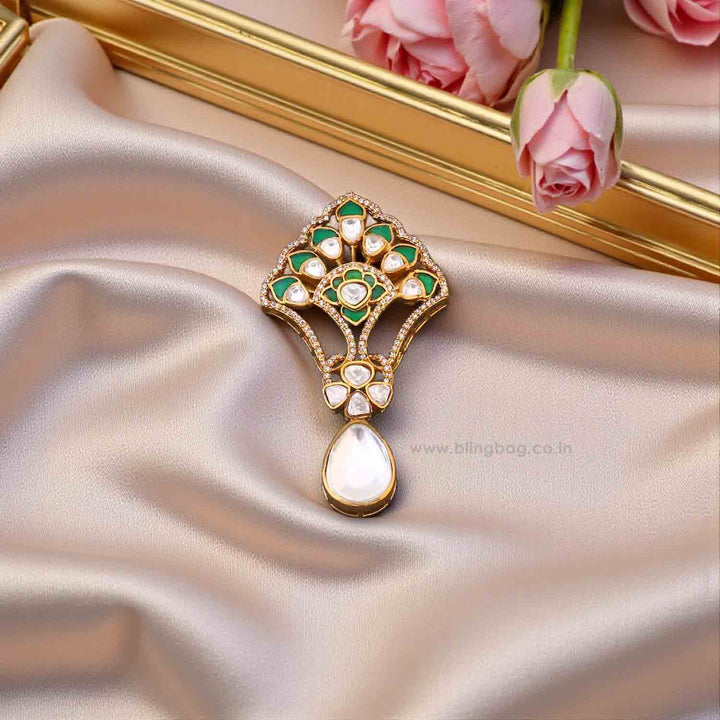 Emerald Imperial Bloom Brooch