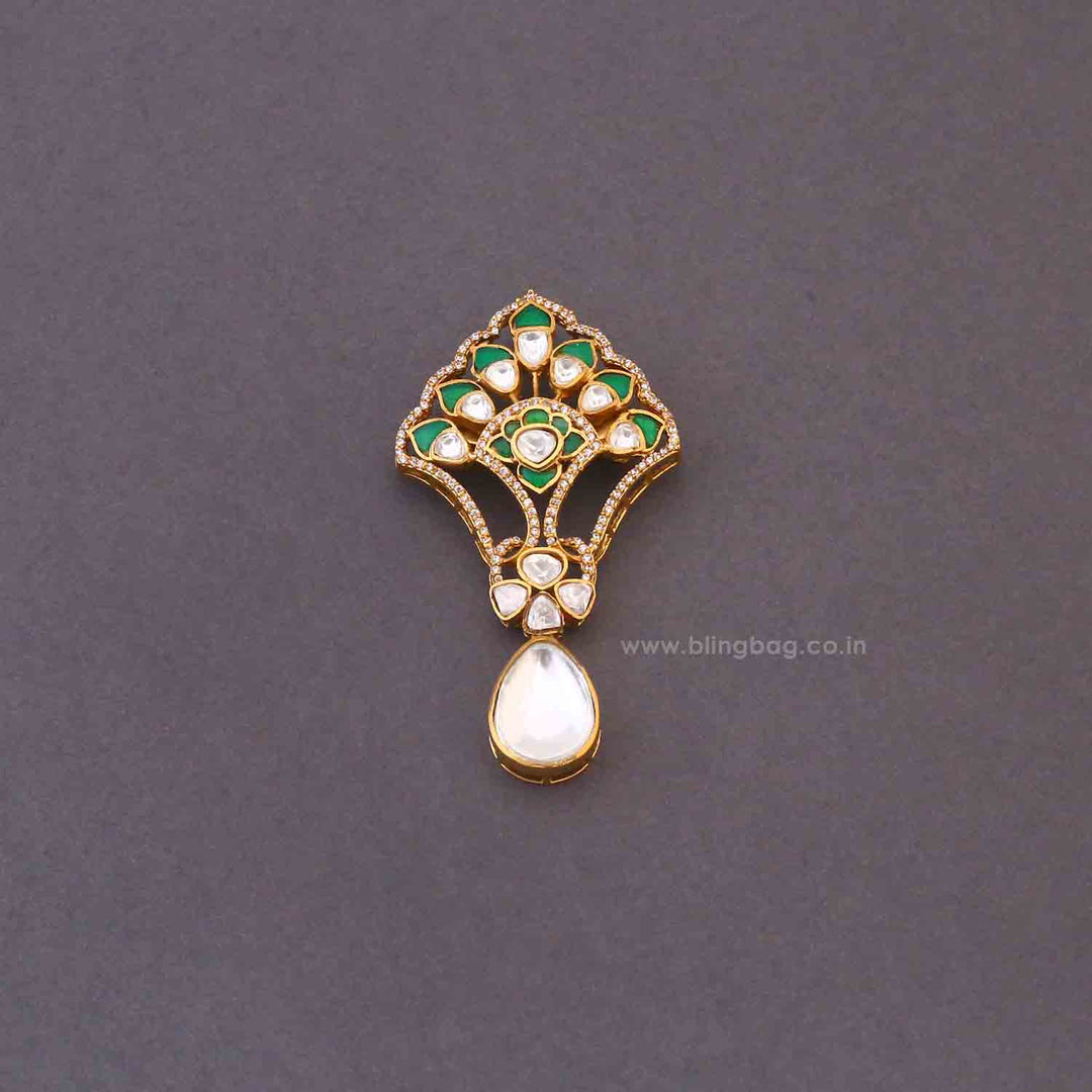 Emerald Imperial Bloom Brooch