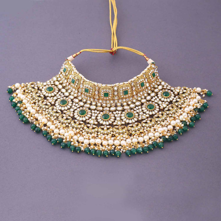 Emerald Ishna Bridal Jewellery Set