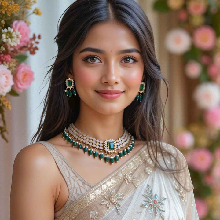 Emerald Isolde Victorian Jewellery Set - New Arrival