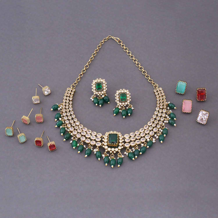 Emerald Isolde Victorian Jewellery Set - New Arrival