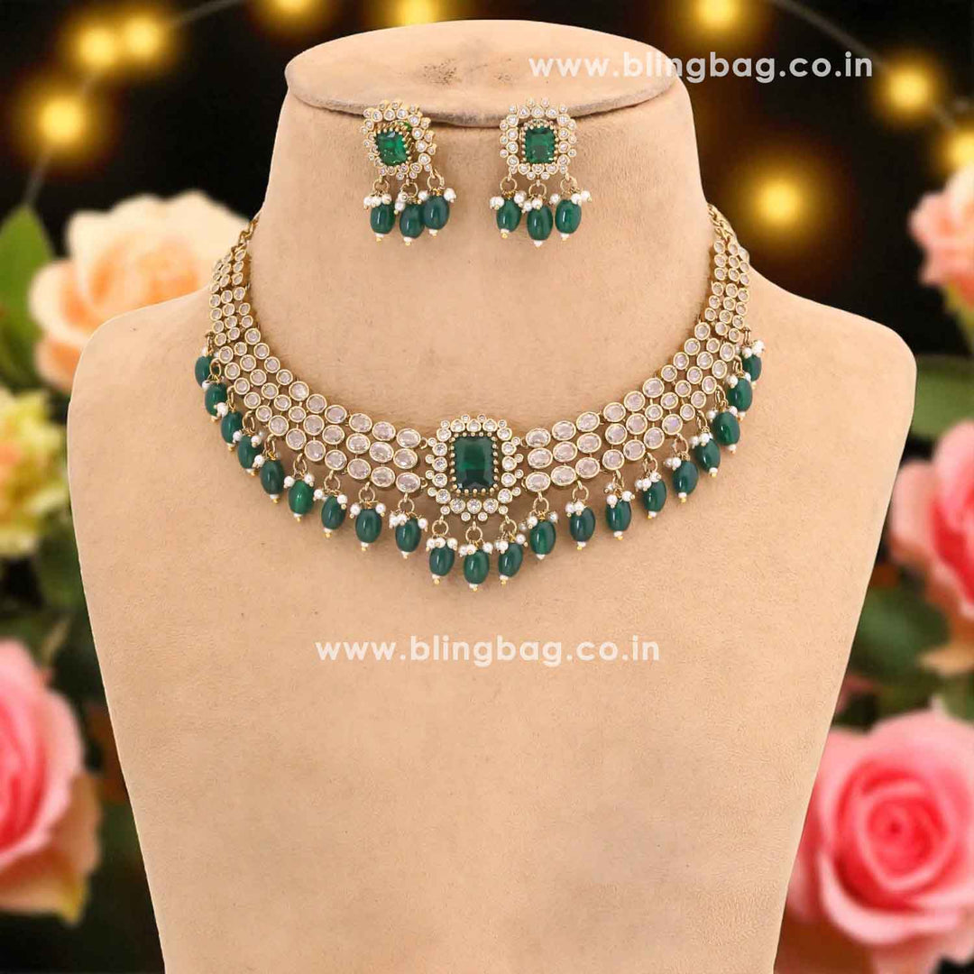 Emerald Isolde Victorian Jewellery Set - New Arrival
