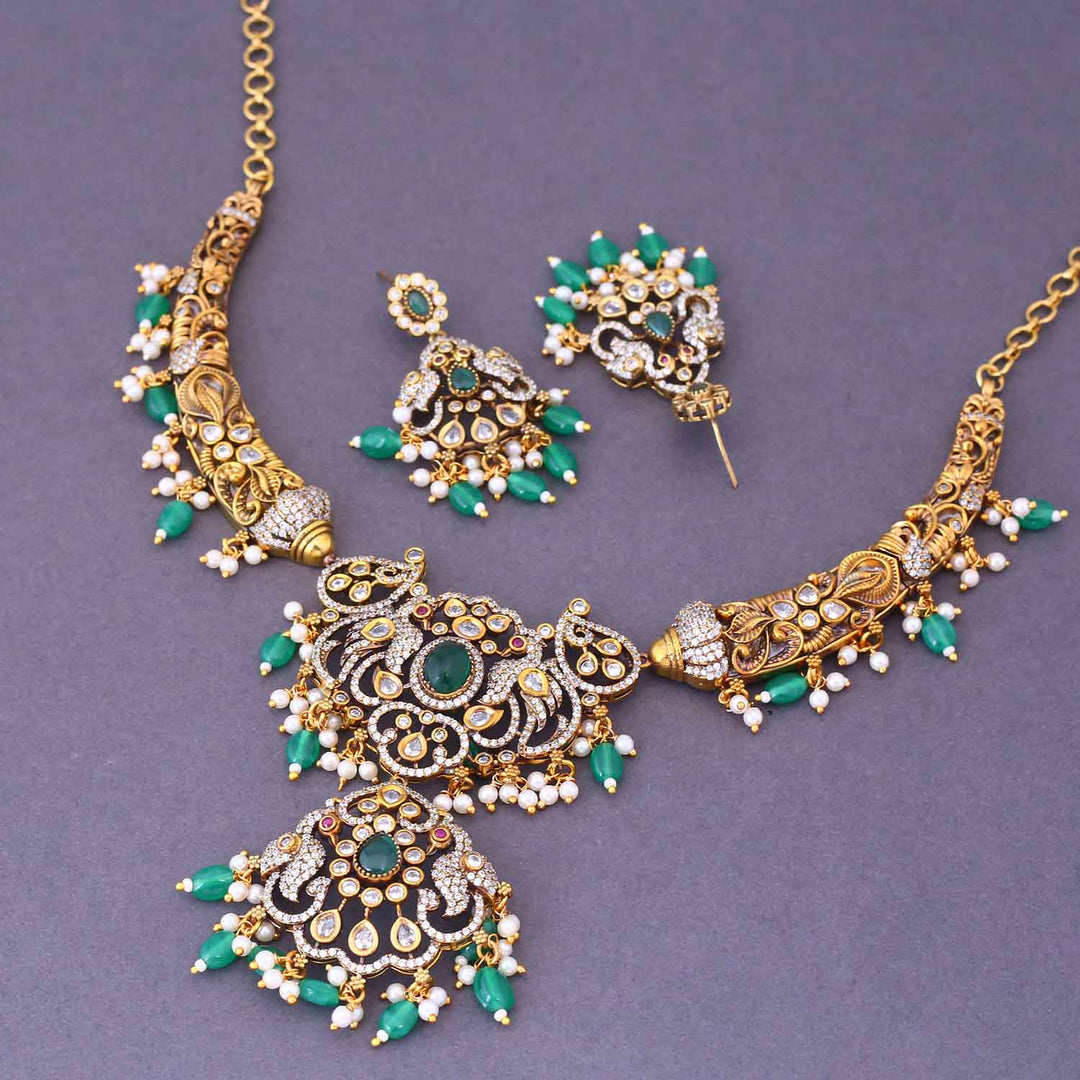 Emerald Jacinta Hasli Victorian Jewellery Set - New Arrival