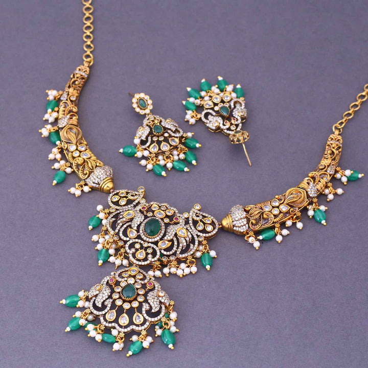 Emerald Jacinta Hasli Victorian Jewellery Set - New Arrival