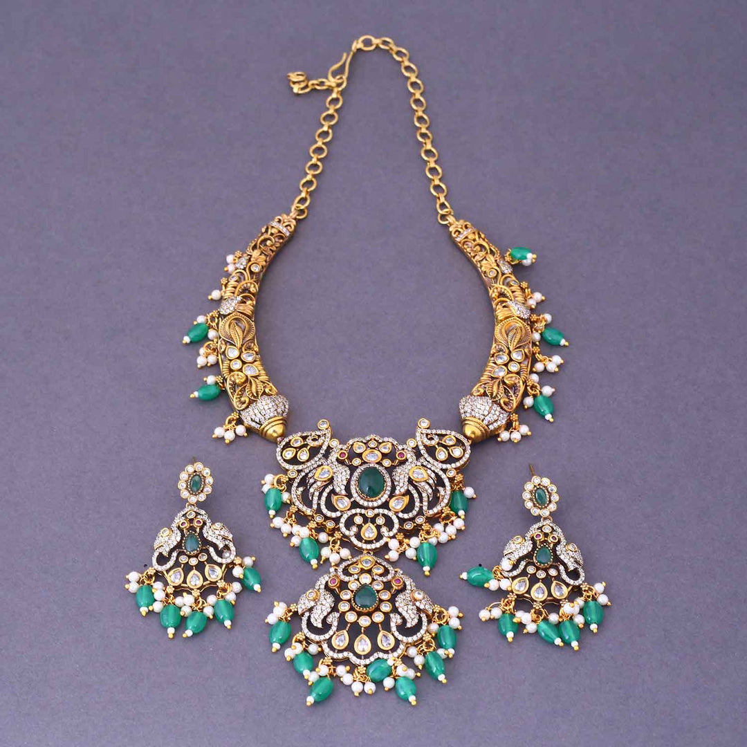Emerald Jacinta Hasli Victorian Jewellery Set - New Arrival