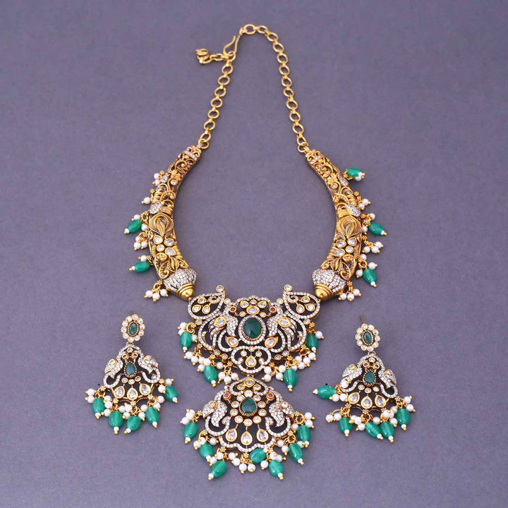 Emerald Jacinta Hasli Victorian Jewellery Set - New Arrival