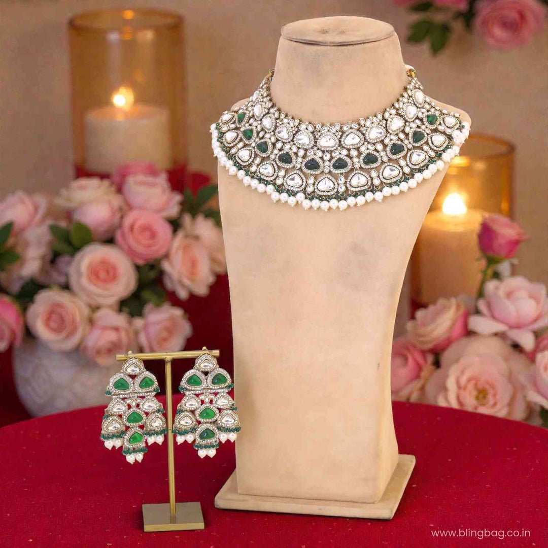 Emerald Jaelyn Bridal Jewellery Set