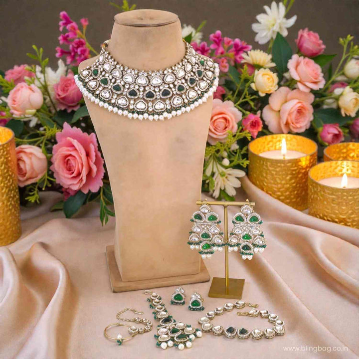 Emerald Jaelyn Bridal Jewellery Set