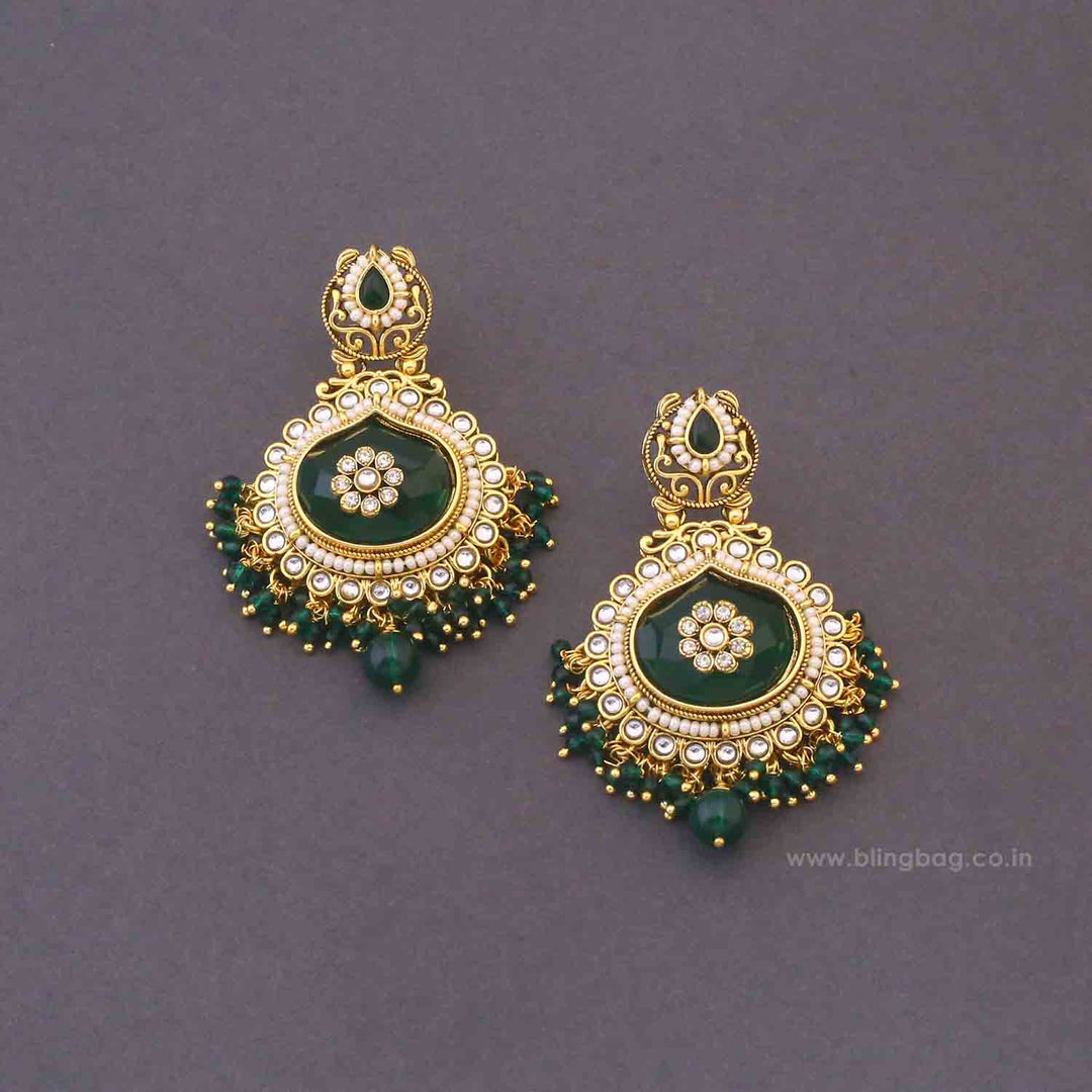 Emerald Jaiwanti Bridal Jewellery Set