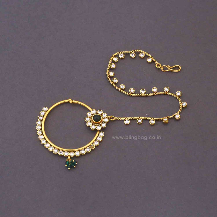 Emerald Jaiwanti Bridal Jewellery Set