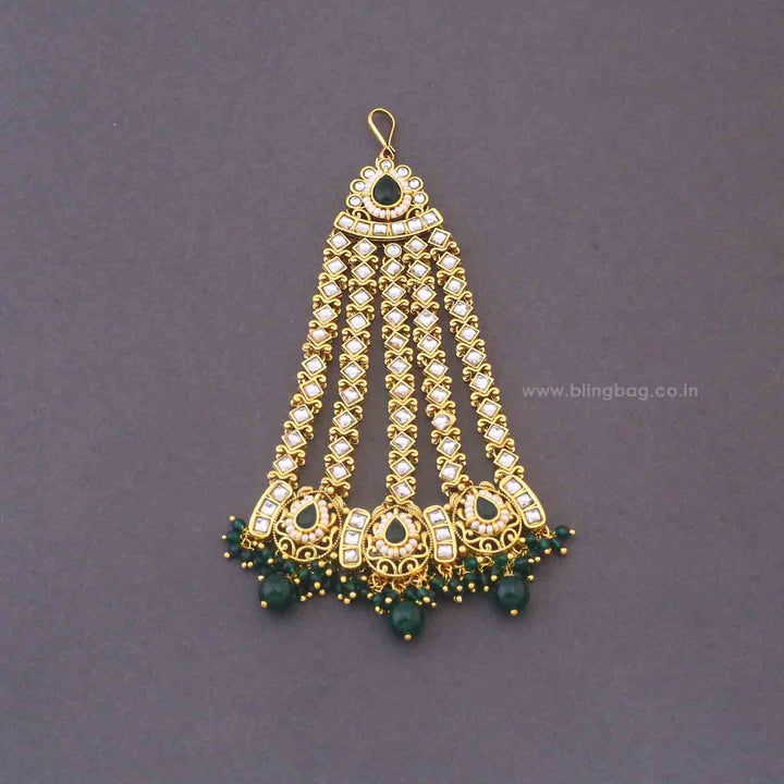 Emerald Jaiwanti Bridal Jewellery Set