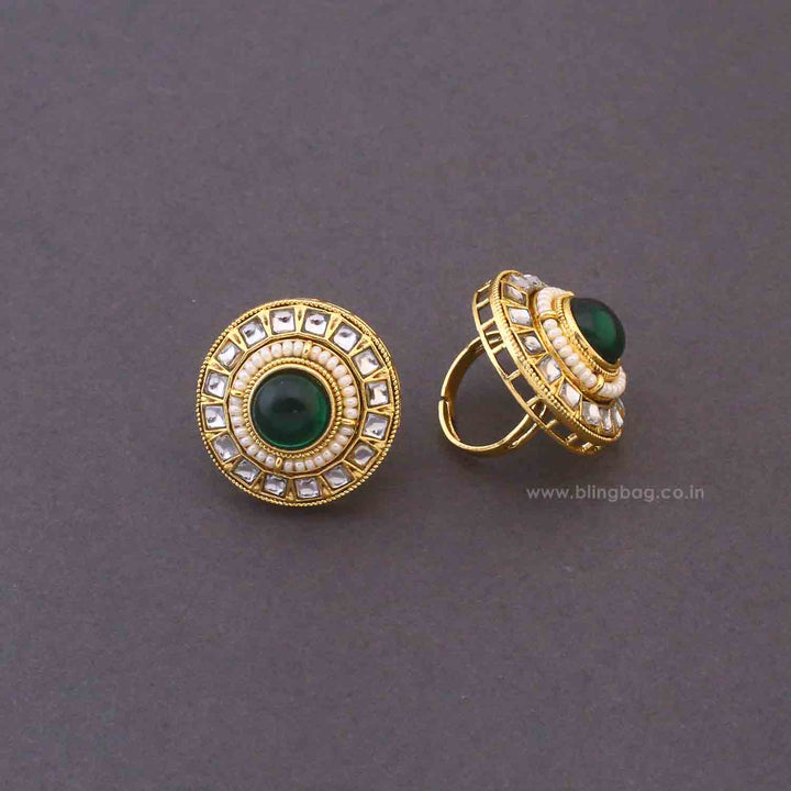Emerald Jaiwanti Bridal Jewellery Set